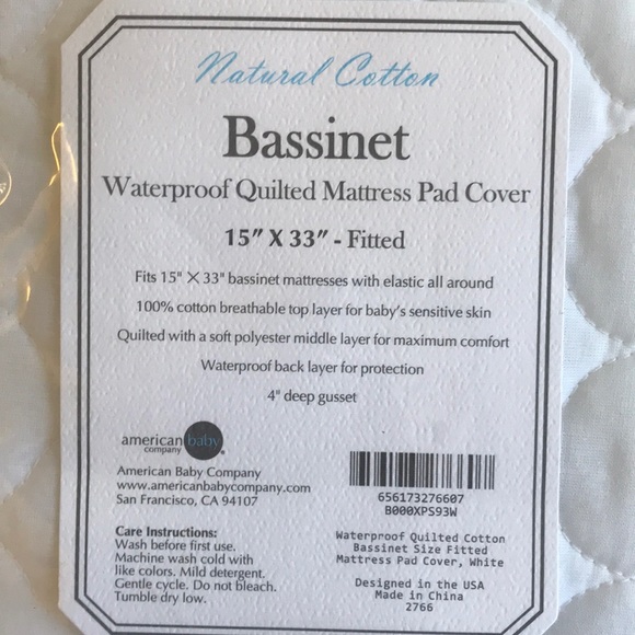 BRAND NEW bassinet waterproof mattress cover - Picture 2 of 4